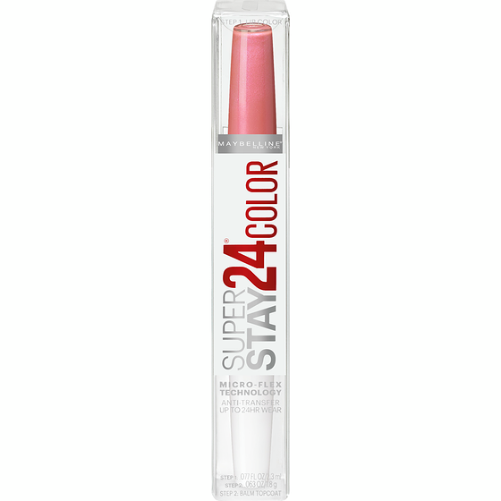 Maybelline Super Stay 24 Color Lip Color & Balm Topcoat 110 So Pearly Pink 4.1 g, $316.83/100g
