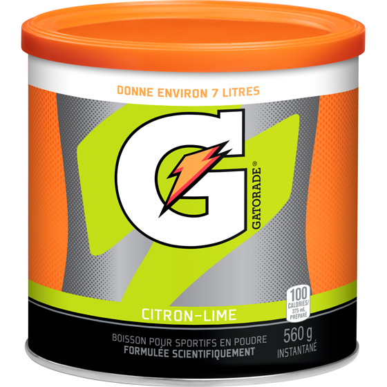 Gatorade Gatorade Citron-Lime (Instantané) Mélange de boissons en cristaux 560 g, 1,61 $/100g