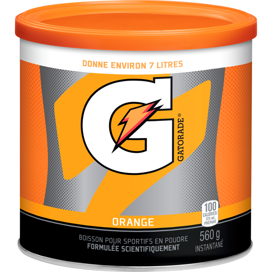 Gatorade Gatorade Orange (Instantané) Mélange de boissons en cristaux 560 g, 1,61 $/100g