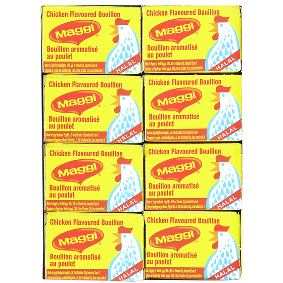 Maggi Cubes de bouillon de poulet 24x21.0 g, 1,39 $/100g