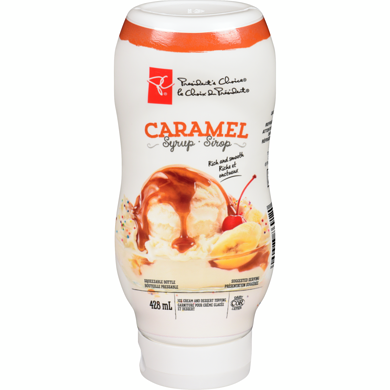 President's Choice Caramel Syrup 428 ml, $1.40/100ml