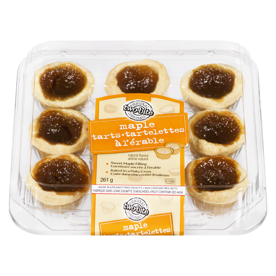 two-bite Two Bite Maple Tarts, 9 Pack 261 g, $1.53/100g