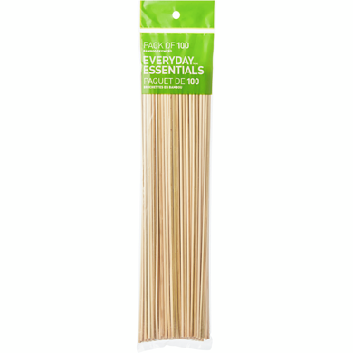 Everyday Essentials Bamboo Skewers  100x1.0 ea, $0.04/1ea