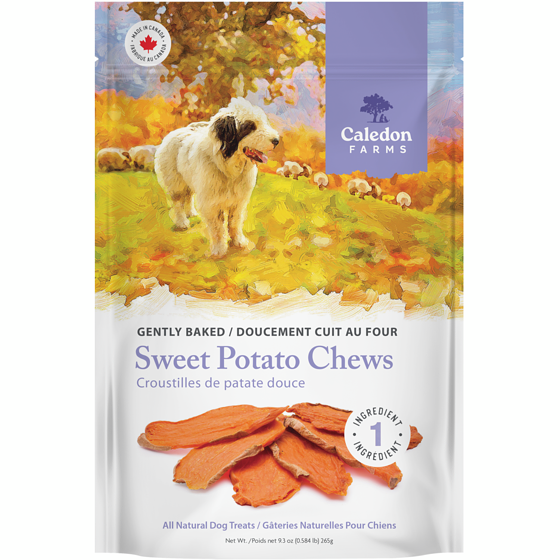 Caledon Farms Croustilles de patates douce gâteries pour chiens 265 g, 4,15 $/100g