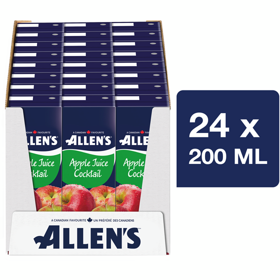 Allen's Apple Juice Cocktail 24x200.0 ml, $0.18/100ml