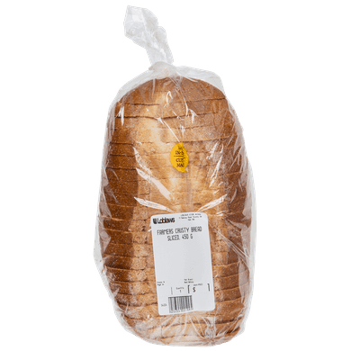 null Bread Farmer's, Sliced 383 g, $0.85/100g