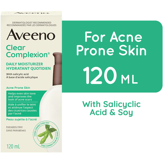 Aveeno Clear Complexion Daily Moisturizer Lotion 120 ml, $23.33/100ml