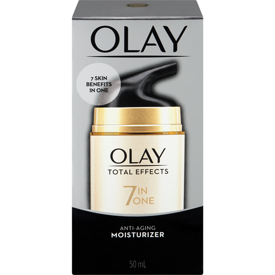 Olay Total Effects 7-in-1 Anti-Aging Daily Face Moisturizer 50 ml, $59.98/100ml