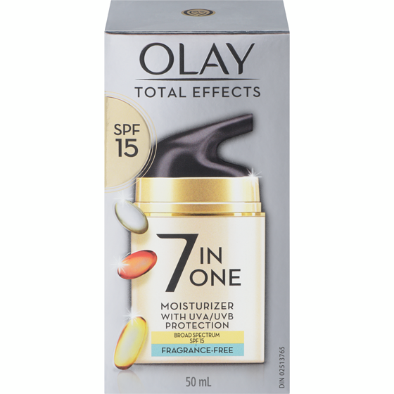 Olay Total Effects Anti-Aging Moisturizer With Sunscreen 50 ml, $59.98/100ml