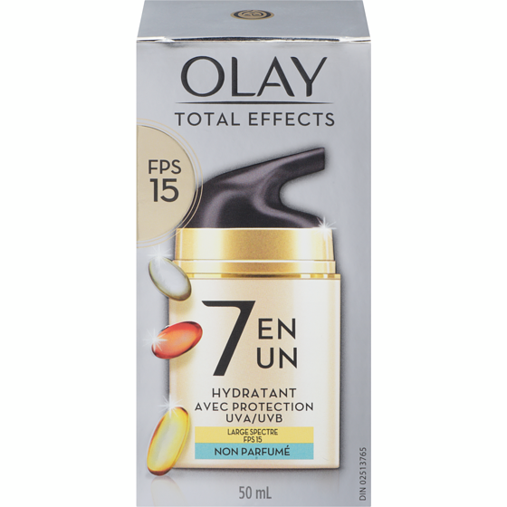 Olay Hydratant anti-âge avec ércan solaire Total Effects 50 ml, 55,98 $/100ml