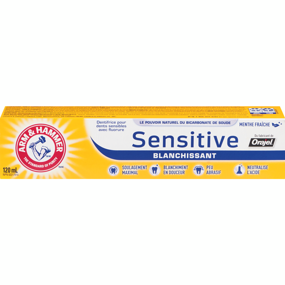 Arm & Hammer Dentifrice blanchissant Pro Sensitive 120 ml, 3,58 $/100ml