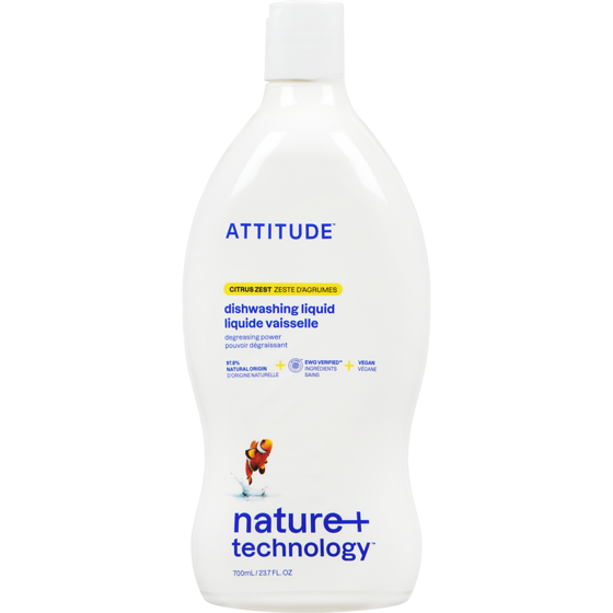 Attitude Dishwashing Liquid 700 ml, $0.71/100ml