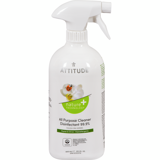 Attitude All Purpose Disinfectant Cleaner 800 ml, $0.87/100ml