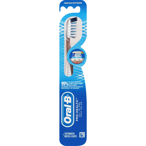Oral B Pro-Health All in One Toothbrush, Medium, 1 count 1 ea, $6.99/1ea