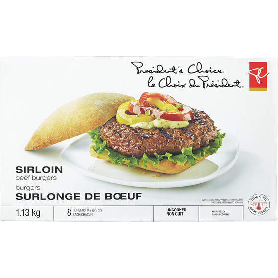 PC Sirloin Beef Burger PC.ca