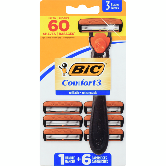 Bic Hybrid Advance 3 Blade Razor 6 ea, $1.83/1ea