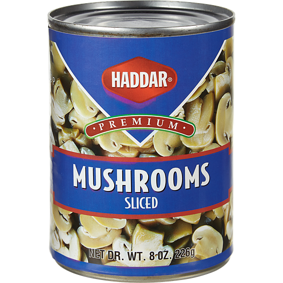 Haddar Sliced Mushrooms 226 g, $2.21/100g