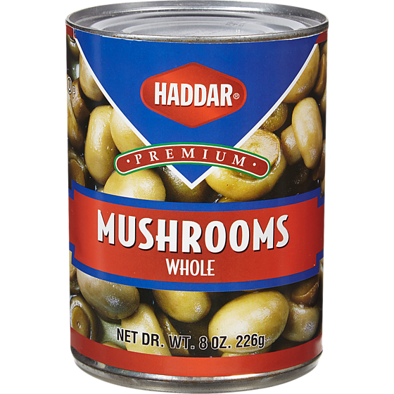 Haddar Whole Mushrooms 227 g, $2.20/100g