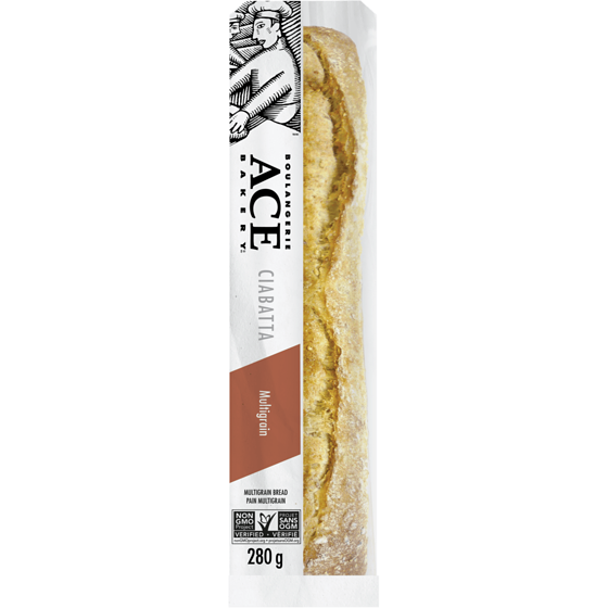 ACE Multigrain Ciabatta Demi 275 g, $1.27/100g