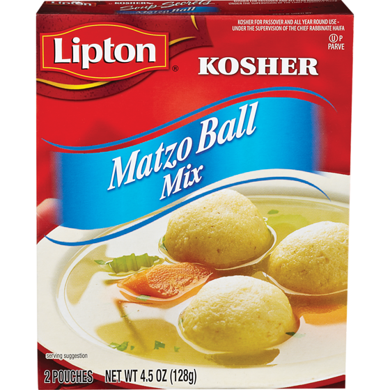Lipton Préparation pour boulettes matzo casher 128 g, 3,90 $/100g