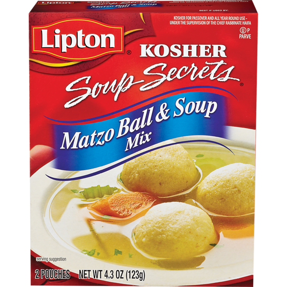 Lipton Mélange pour soupe et boulettes matzo casher 122 g, 4,09 $/100g