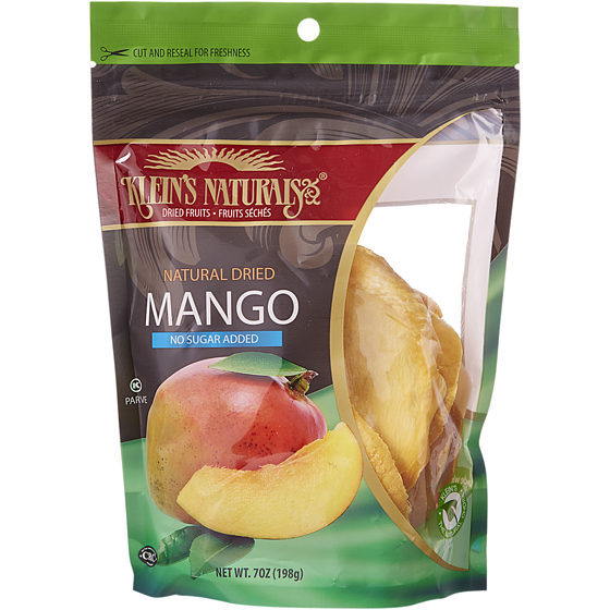 Klein Kosher Klein's Naturals Dried Mango 198 g, $10.10/100g