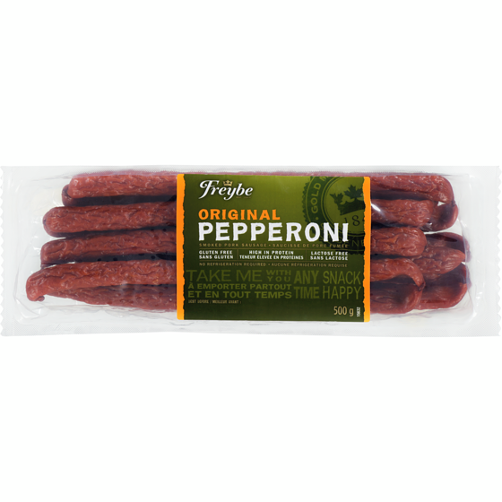 Freybe Dry Pepperoni Sticks 500 g, $29.98/1kg $3.00/100g