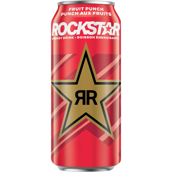 Rockstar Boisson énergisante punch aux fruits 473 ml, 0,84 $/100ml