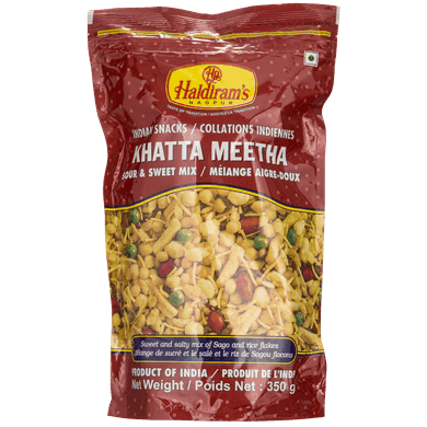 Haldiram Indian Snacks Khatta Meetha 350 g, $1.23/100g