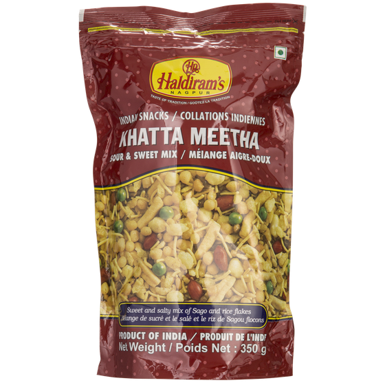 Haldiram’s Casse-croûte Khatta Meetha aigre et doux 350 g, 1,14 $/100g