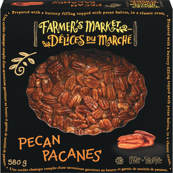 Farmer's Market Pecan Pie 9 inch 580 g, $1.21/100g