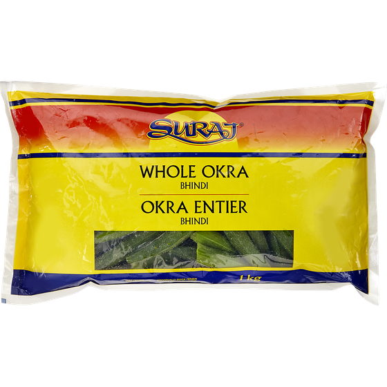 Suraj Whole Okra, Bhindi 1 kg, $0.40/100g