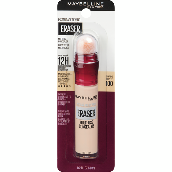 Maybelline Instant Age Rewind Eraser Concealer, Multi-use 6 ml, $299.83/100ml