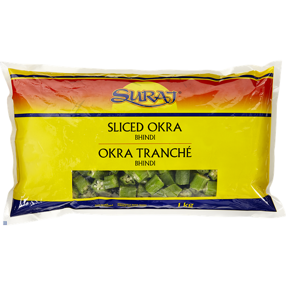 Suraj Sliced Okra, Bhindi 1 kg, $0.40/100g