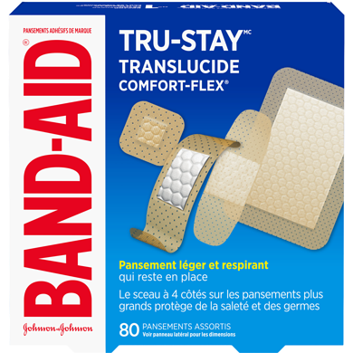 Band-Aid Pansements Comfort-Flex en plastique 80 ea, 0,09 $/1ch