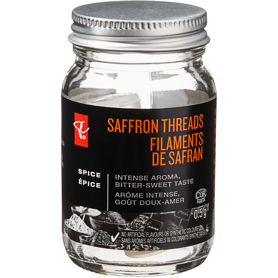 PC Black Label Saffron Threads 0.5 g, $2,400.00/100g