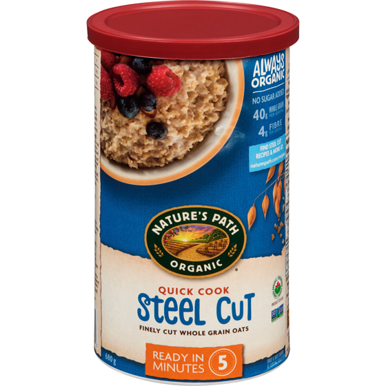 Nature's Path Organic Quick Cook Steel Cut Instant Oatmeal 680 g, $0.95/100g