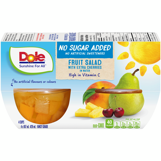 Dole Fruit Salad in Water with Cherries 428 ml, $1.00/100ml