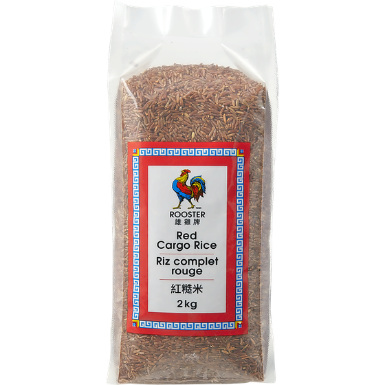 Rooster Riz complet rouge 2 kg, 0,48 $/100g