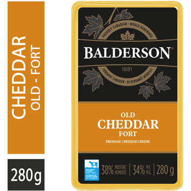 Balderson Old Cheddar 280 g, $2.14/100g