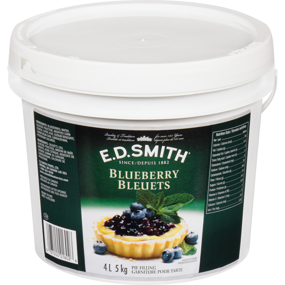 ED Smith Pie Filling, Blueberry 5 kg, $0.86/100g