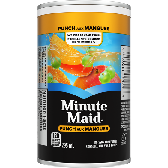 Minute Maid Punch à la mangue Can 295 ml, 0,67 $/100ml