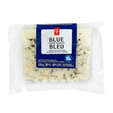 President's Choice Blue Cheese 125 g, $5.43/100g
