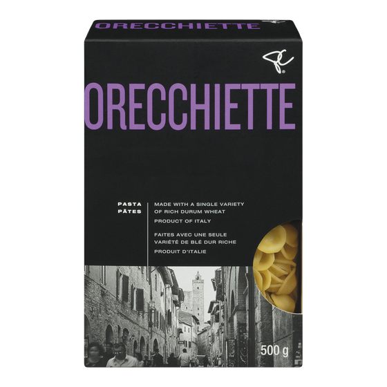 PC Collection noire Orecchiette 500 g, 0,86 $/100g