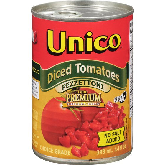 Unico Diced Tomatoes, Pezzettoni 398 ml, $0.38/100ml