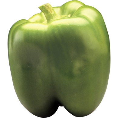 null Poivrons verts doux, caisse 1 ea, 5,70 $/1kg