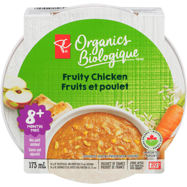 Repas Pour Tout-Petits Poulet Et Fruits PC Biologique