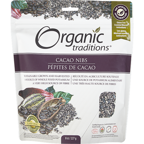 Organic Traditions Cacao Nibs 227 g, $4.85/100g