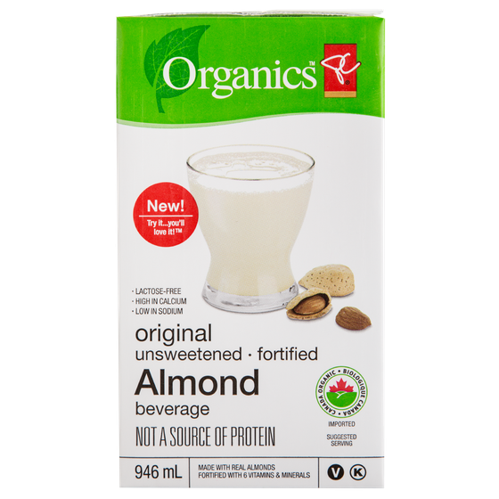 PC Organics Original Unsweetened Fortified Almond Beverage PC.ca