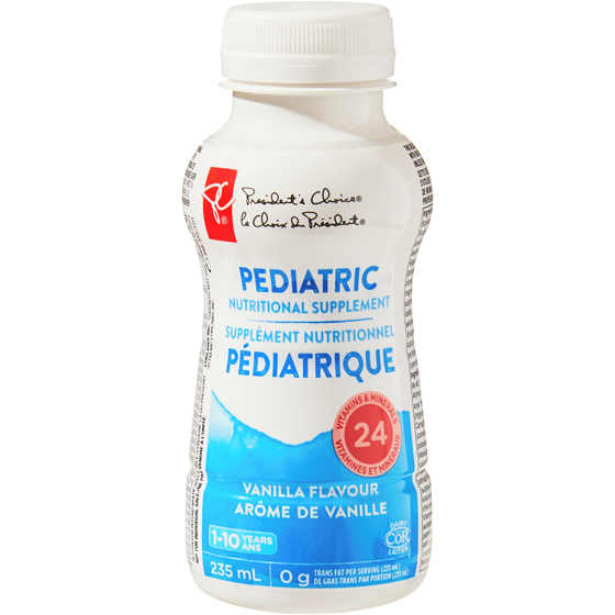 Supplément nutritionnel pédiatrique à la vanille